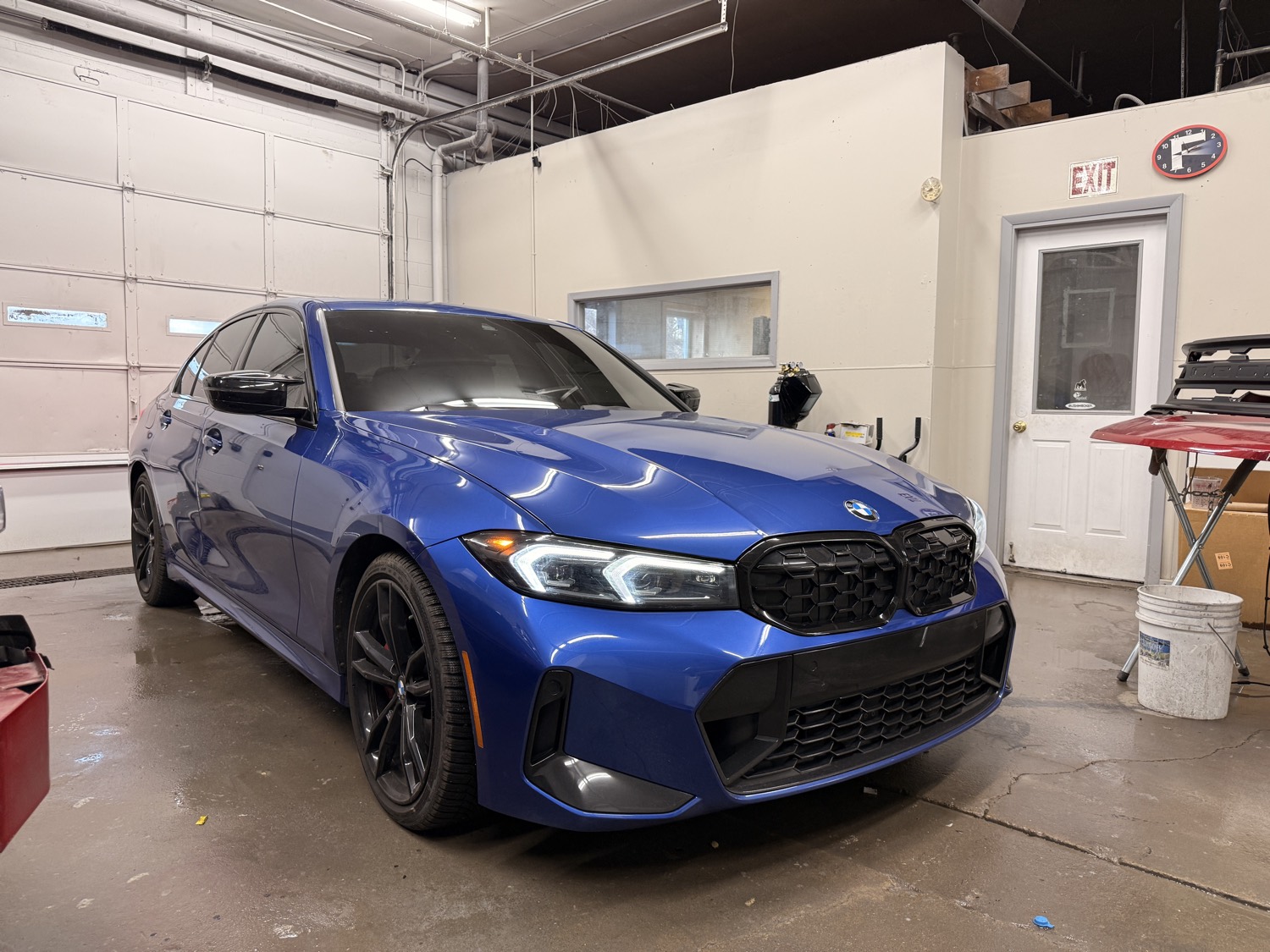 BMW M340i finished at Primeline Auto Body
